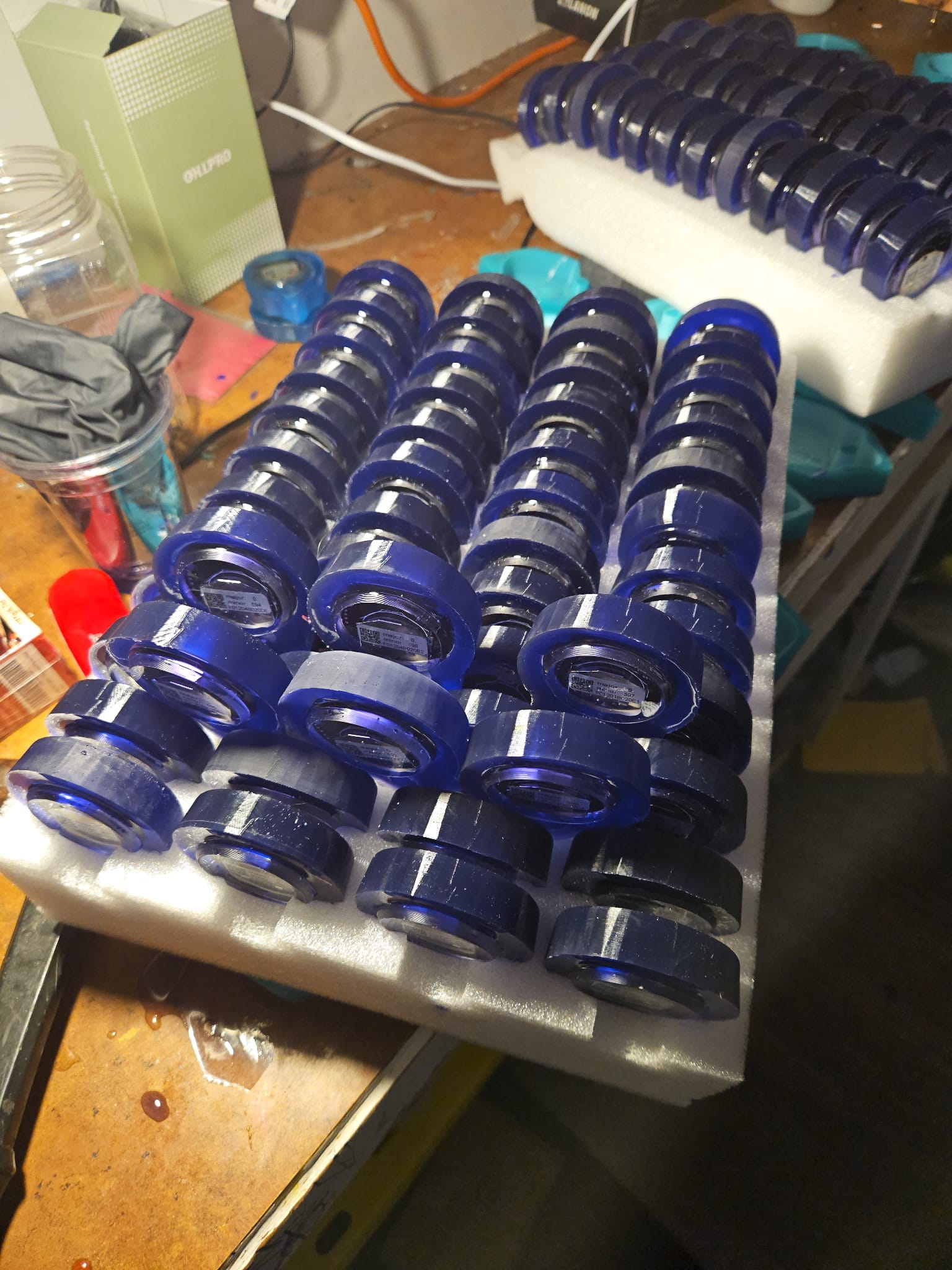 Haul/set beacons